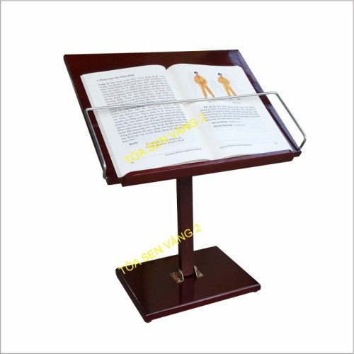 Bàn Đọc Kinh Sách - Mặt bàn trơn không in và có thanh kim loại kẹp trang sách | BigBuy360 - bigbuy360.vn