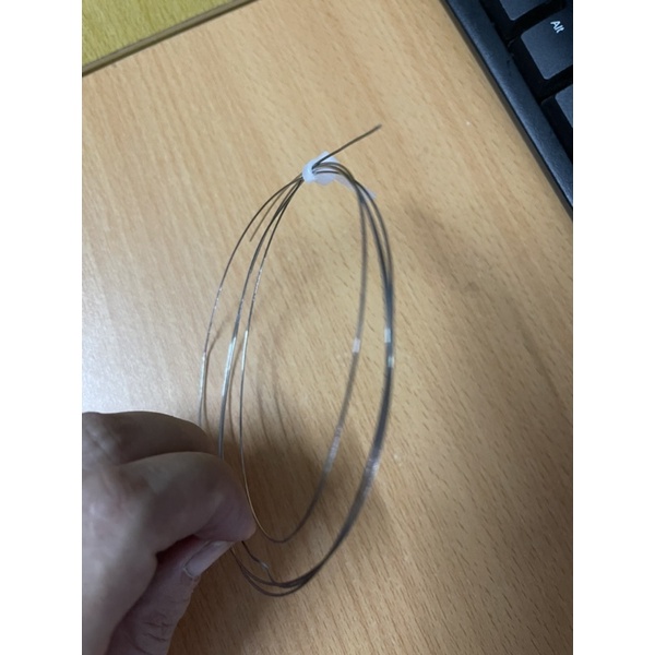 Dây trở nhiệt tròn - dây trở nhiệt máy hàn cắt màng co -  1 mét dây thép nhiệt