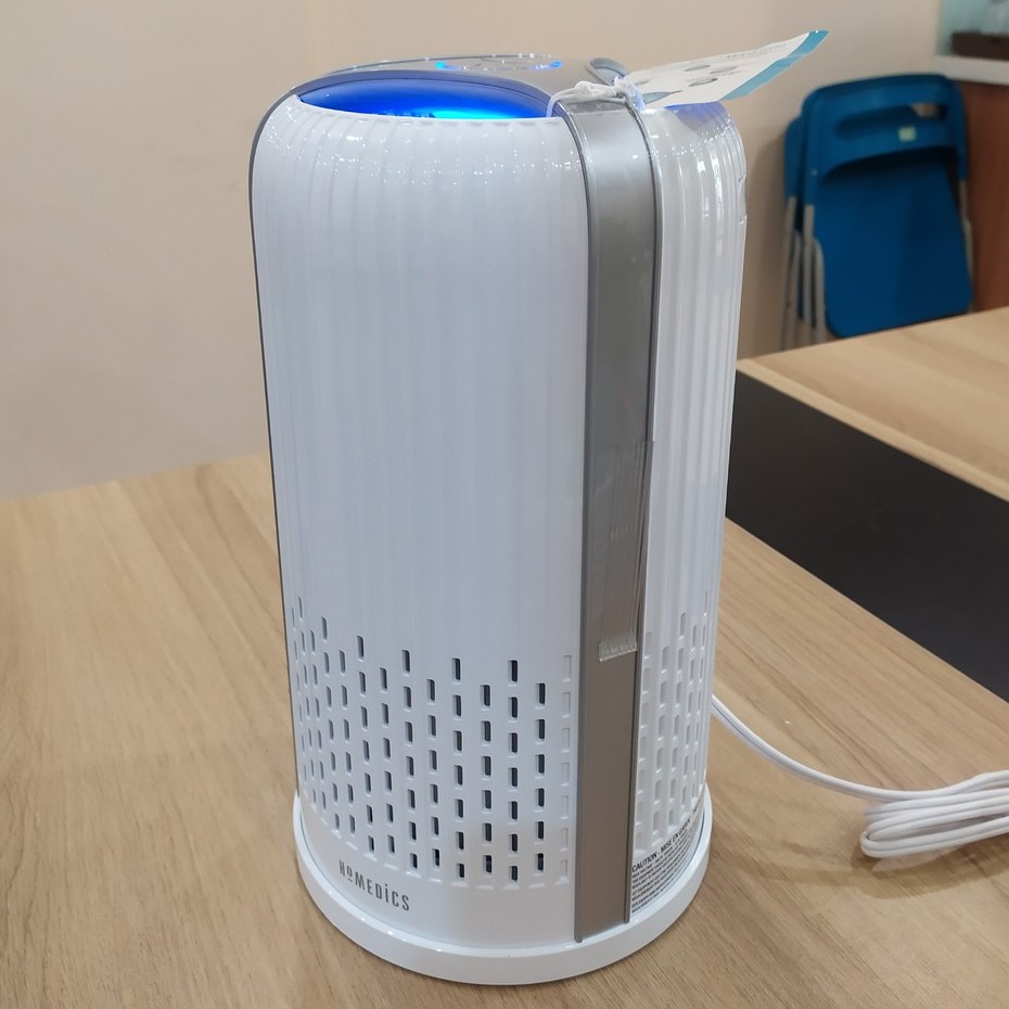 [BH 2 Năm] Máy lọc không khí HoMedics AP-T10 (Màng lọc HEPA 360 độ), Lọc sạch 99,99% virut vi khuẩn nhỏ tới 0,3 micro.