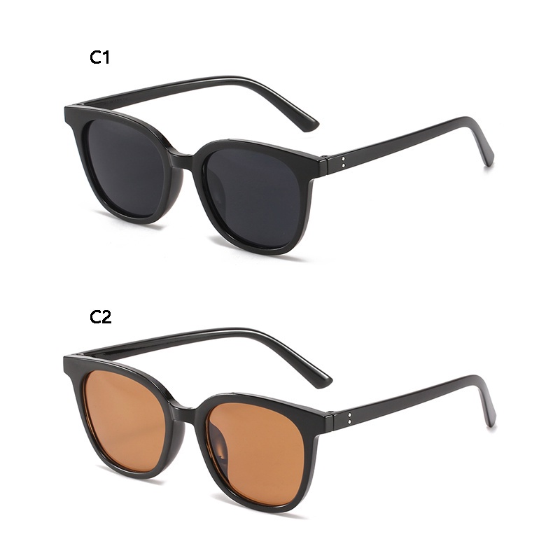 Kính Mát Gọng Vuông Màu Nâu Đen Thời Trang Mới GM