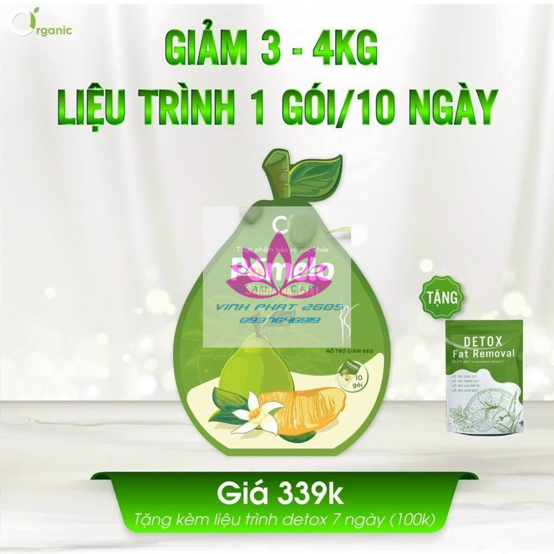 Kẹo Bưởi Giảm Cân Chính Hãng(Tặng kèm detox)