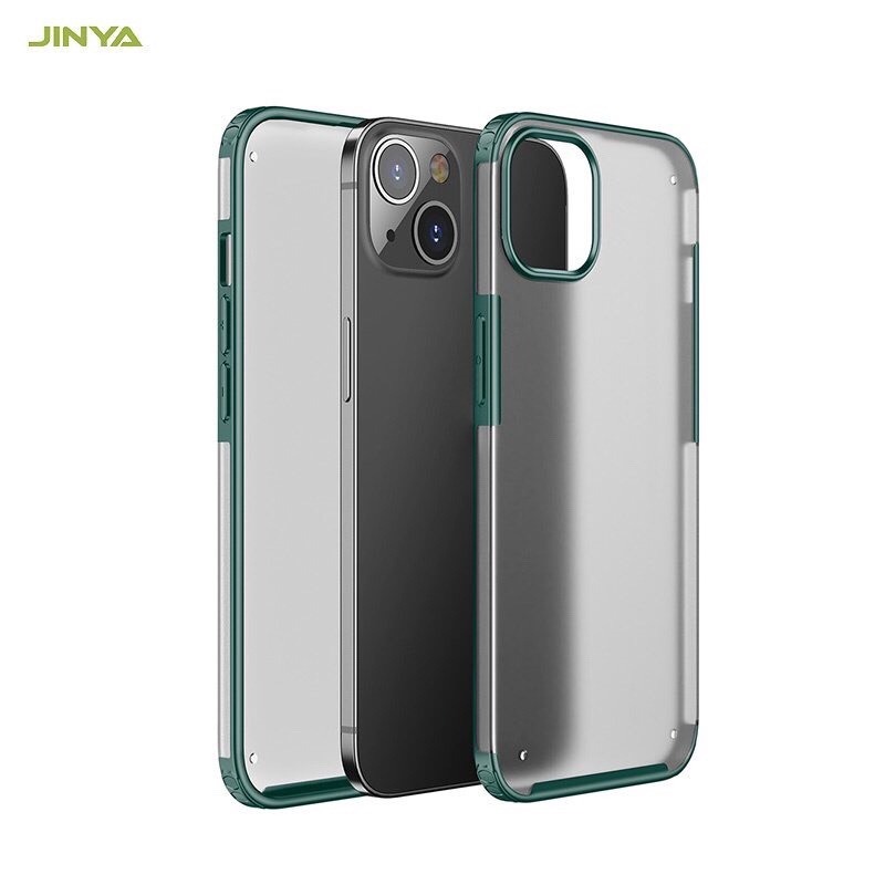 Ốp lưng nhám chống vân tay dành cho iPhone 13 Promax/ 13Pro/ 13 JINYA ARMOR CLEAR