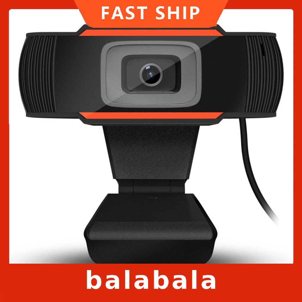 Webcam Camera 720p Usb Có Thể Xoay Kèm Micro Tiện Dụng Cho Máy Tính Pc | BigBuy360 - bigbuy360.vn