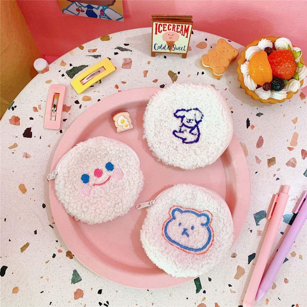 OCEANMAP Ví Đựng Tiền Xu Hình Gấu Hoạt Hình Dễ Thương