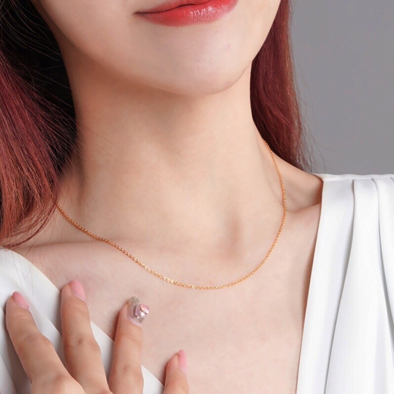 Dây chuyền titan mắc xích nhỏ không đen không gỉ