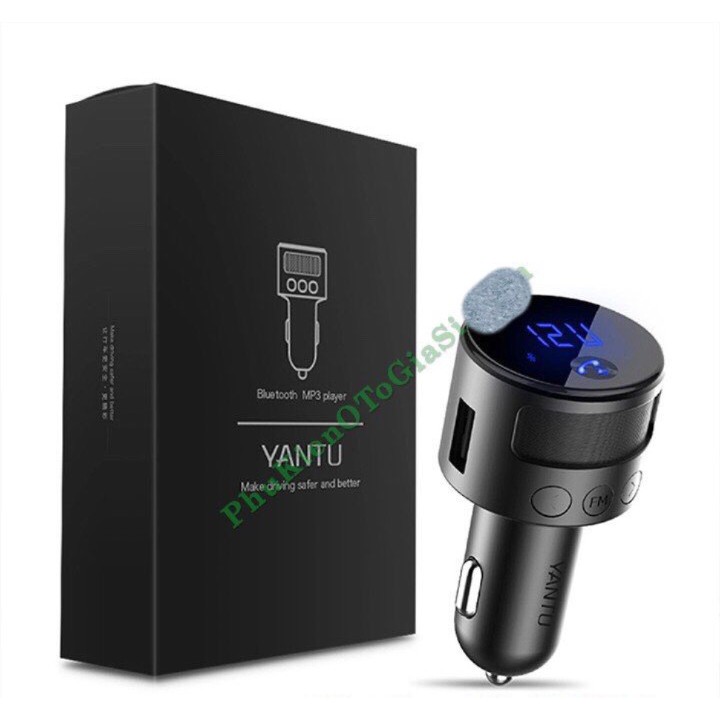 Tẩu sạc cao cấp bluetooth YanTu - Hỗ trợ nghe nhạc MP3