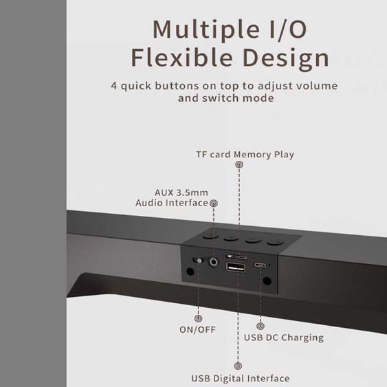 Loa Bluetooth Soundbar mini Colorful CSP-5202