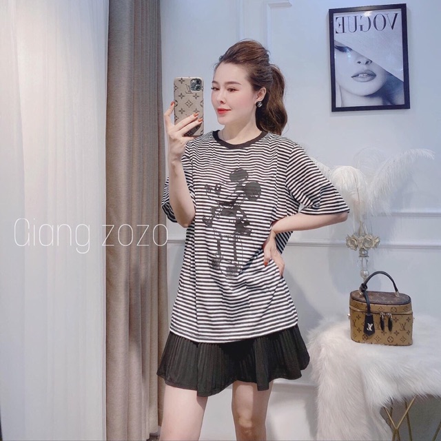 [ Hàng Chuẩn ] Phông Kẻ Mickey mới về Siêu Hót (kèm ảnh thật)