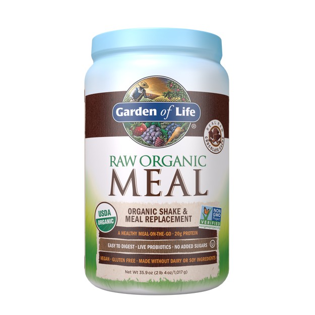 Bột Protein hữu cơ thay bữa ăn thuần chay (Raw Organic Meal) - Garden of Life - HCMShop