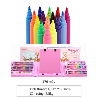 Hộp bút màu có 208 chi tiết cho cả bé trai và bé gái