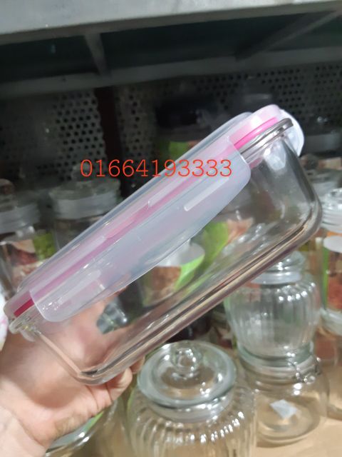 FREESHIP50K Hộp thủy tinh đựng cơm chữ nhật ( có ảnh thật ) | BigBuy360 - bigbuy360.vn