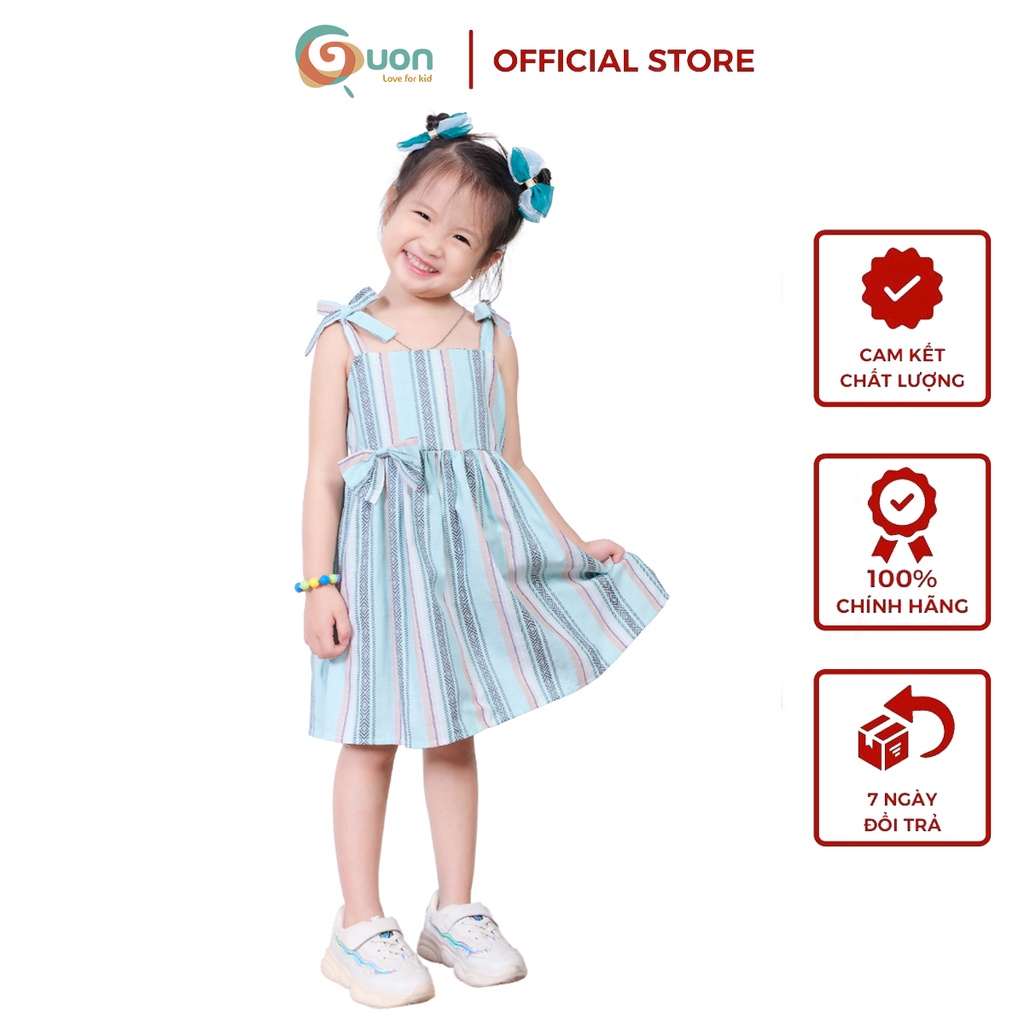 Váy bé gái từ 15 - 36kg vải cotton thoáng mát Styn - GUON