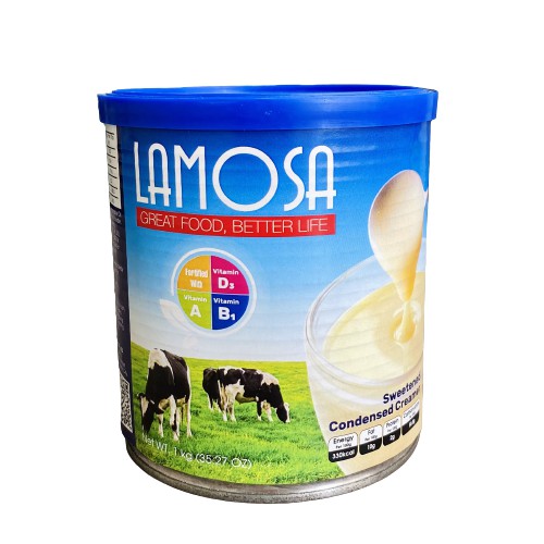 Combo 4 Sữa Đặc Có Đường Cao Cấp LAMOSA Lon 1Kg - Kem Đặc Có Đường Lon 1Kg | BigBuy360 - bigbuy360.vn