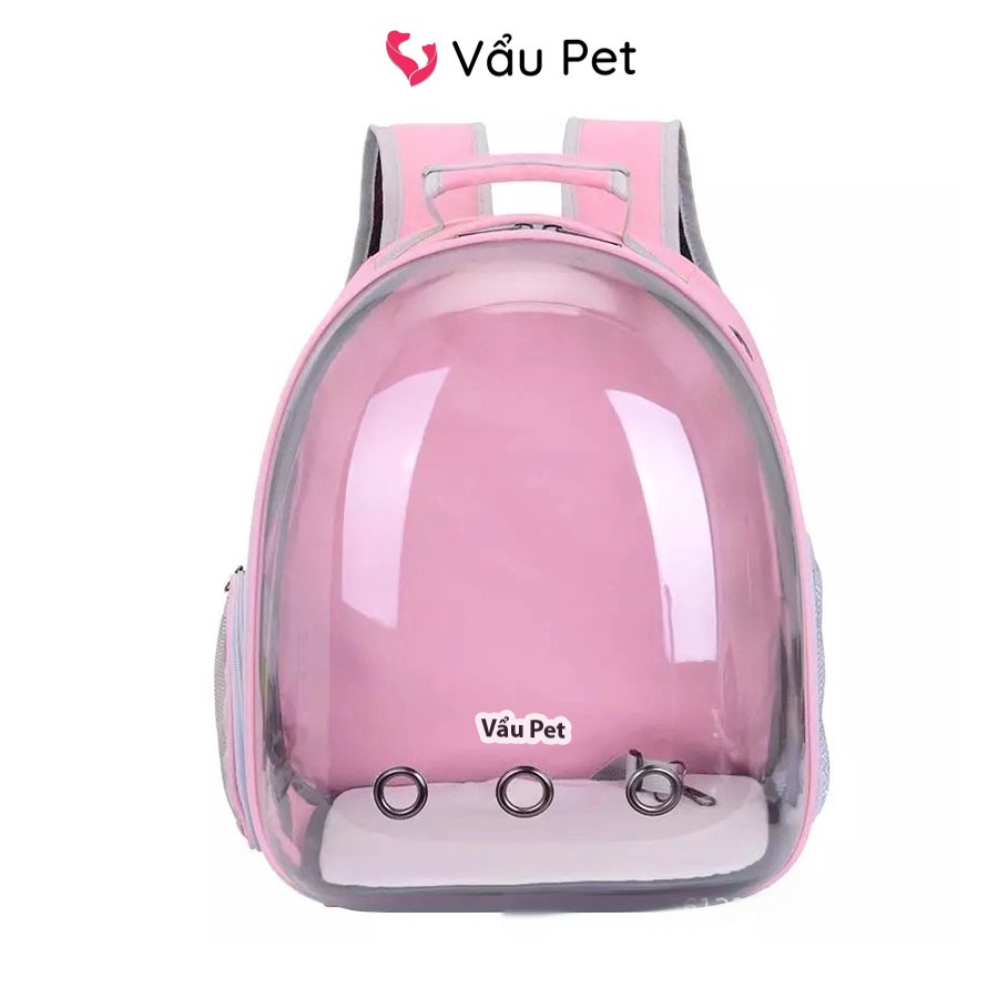 Balo Phi Hành Gia Vận Chuyển Chó Mèo Trong Suốt - Balo Chó Mèo Thú Cưng Vẩu Pet