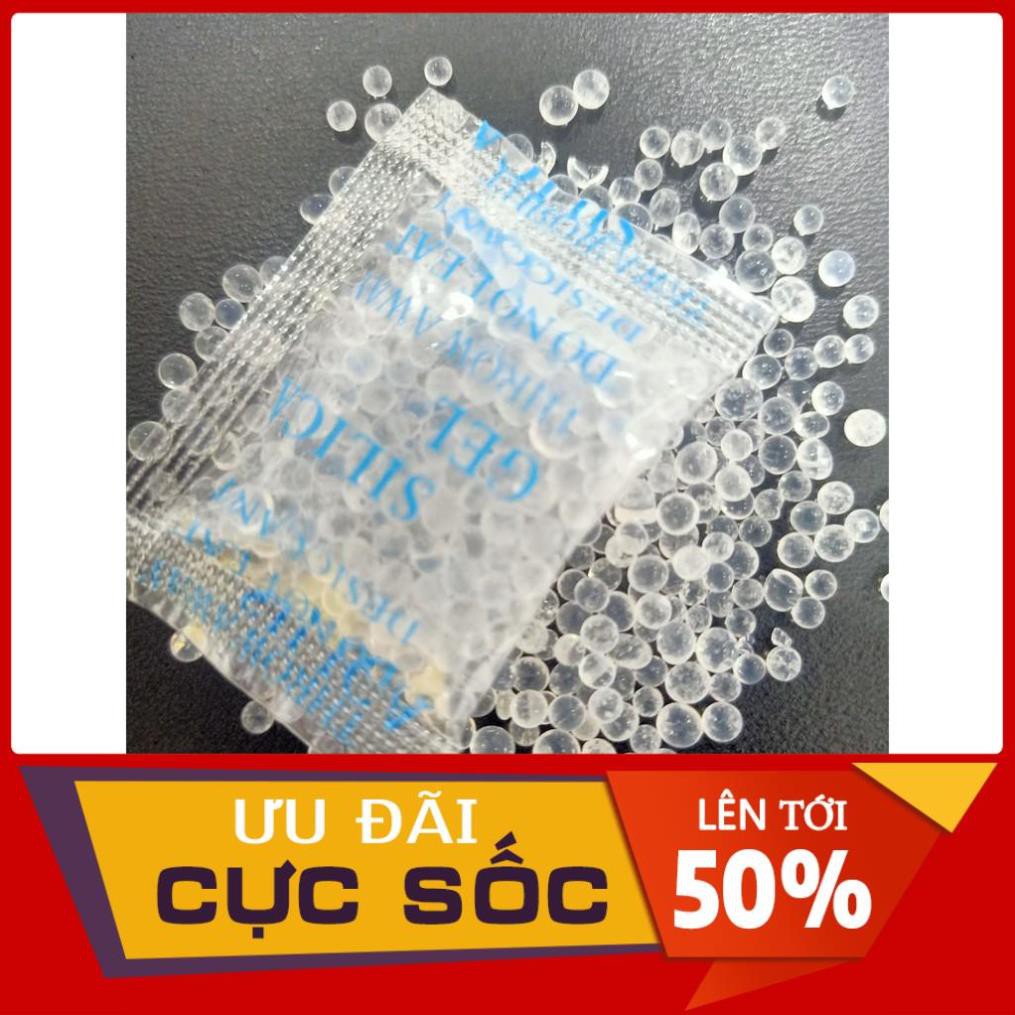 [MUA NHANH KẺO HẾT] Đóng gói 2kg gói hút ẩm silica gel chuyên dùng cho thực phẩm có chứa dầu loại 1,2g/3g/5g/10g