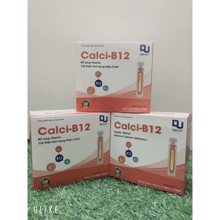 Combo 3 hộp Calci B12 hộp 20 ống 10ml - Bổ sung vitamin - Cải thiện tình trạng thiếu calci