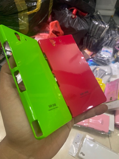 Ốp Sony Z nhựa cứng màu bóng hàng cty SGP