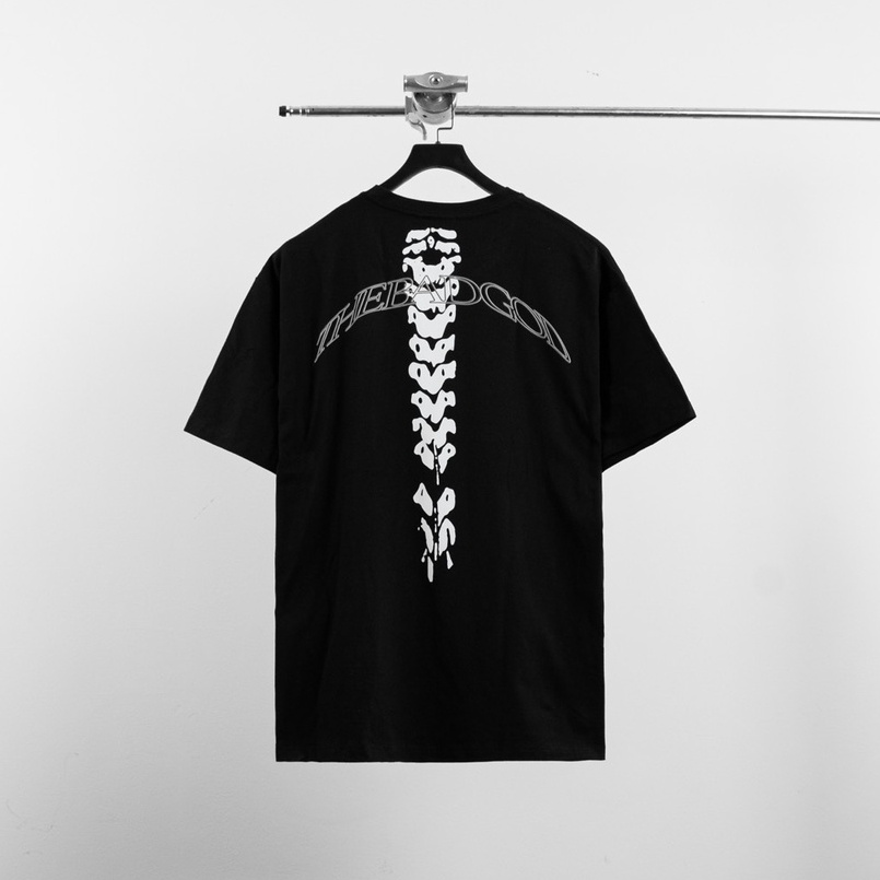 Áo thun tay lỡ The Bad God Skeletal tee