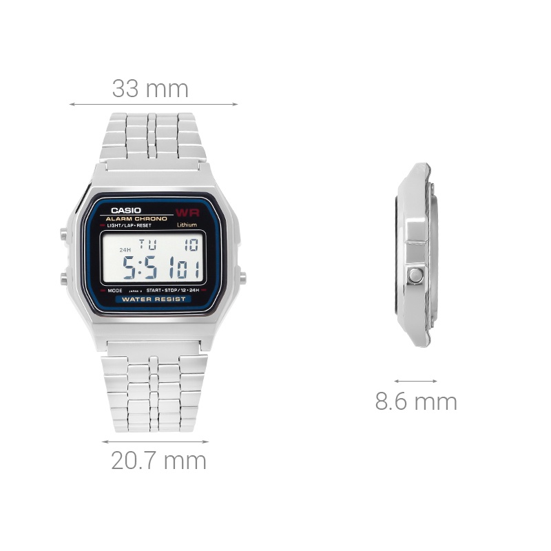 Đồng hồ Unisex Casio A159WA-N1DF | BigBuy360 - bigbuy360.vn