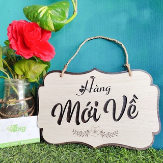 Bảng gỗ hàng mới về treo tường -  TS01