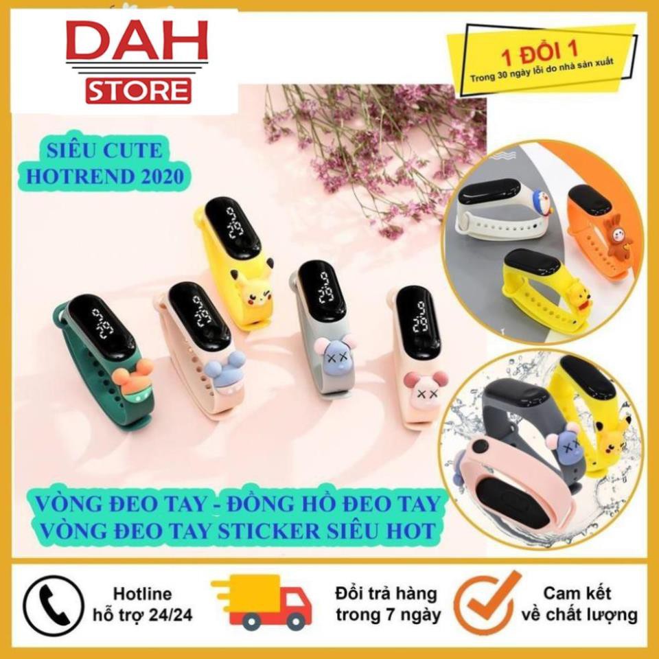 Vòng Đeo Tay, Đồng Hồ Thông Minh Thể Thao Sticker Hình Thú, Được Chọn Mẫu Siêu Hót, Siêu Đẹp, Hàng Độc Quyền Tại Shop