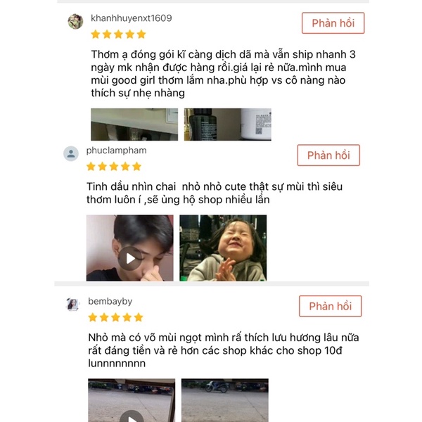 Tinh dầu nước hoa Dubai mini dành cho nữ ngọt ngào, thơm lâu 3ml|20 mùi lựa chọn|Bestore Vietnam