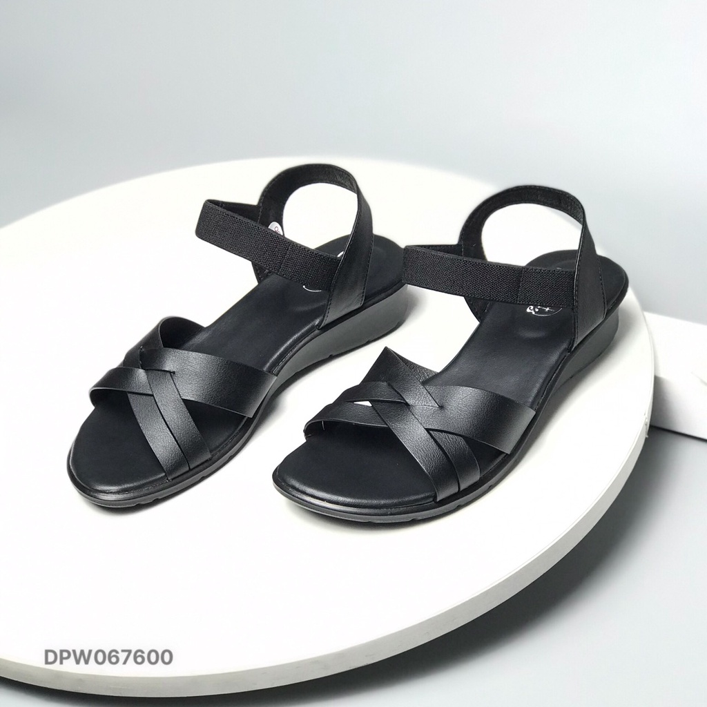 Sandal nữ BlTIS ❤️FREESHIP❤️ Dép quai hậu nữ quai đan chéo đế bằng quai chun co giãn tiện lợi DPW067600