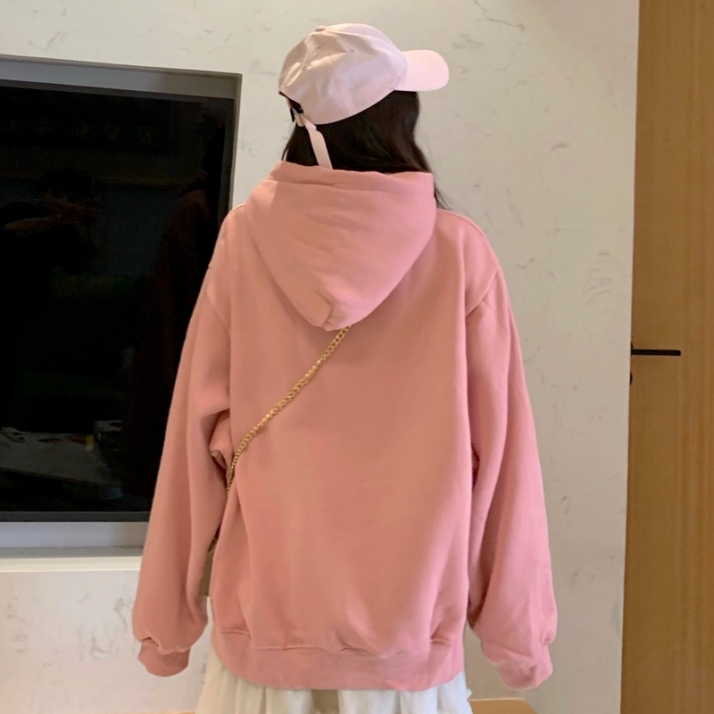 Áo hoodie phong cách Hàn Quốc năng động trẻ trung dành cho nữ