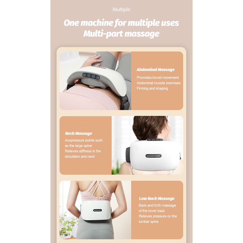 Jinkairui Massage Nhiệt Nén Bụng Massager
