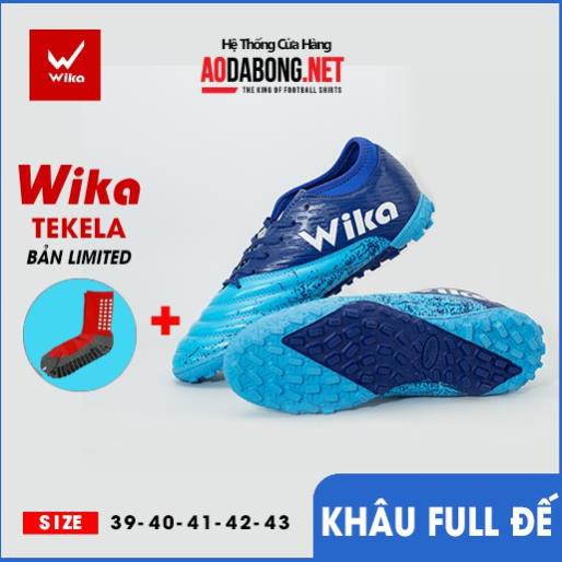 Giầy đá bóng chính hãng Wika Takela sân cỏ nhân tạo đinh TF bền đẹp. Tặng tất