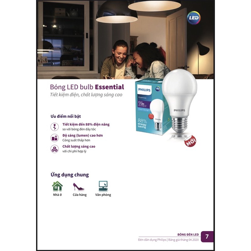 Bóng đèn Led Bulb Philips Essential 13W A60 | BigBuy360 - bigbuy360.vn