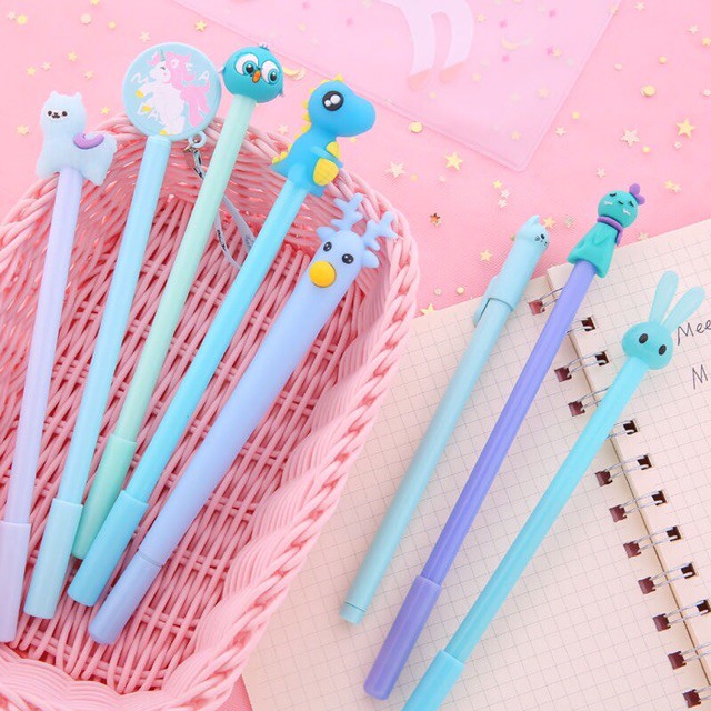 Set 20 Bút Nước cu te,Bút Bi Cute, Bút Nước Nhiều Mẫu Hoạt Hình Cực xinh