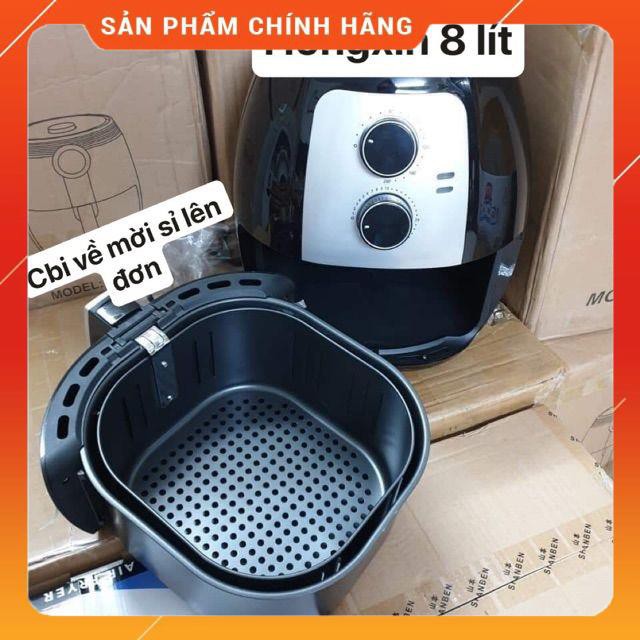 [HÀNG SIÊU TỐT] Nồi chiên không dầu Hongxin 8L siêu khổng lồ, siêu bền, nướng siêu ngon