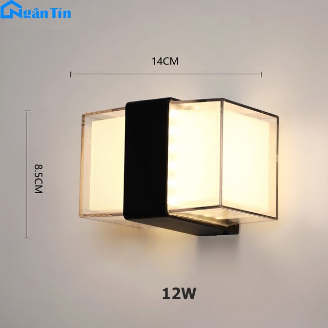 Đèn Led treo tường gắn tường ngoài trời trong nhà Led 12W VNT669 220V Ngân Tin