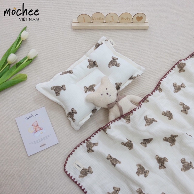 Mochee - Sét chăn xô kèm gối MCE00395