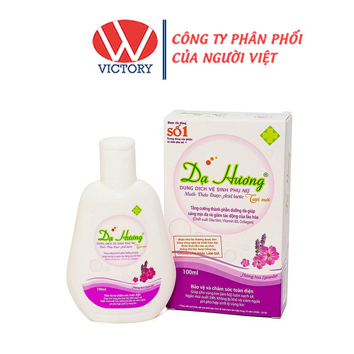 Dung Dịch Vệ Sinh Phụ Nữ Dạ Hương Tím (100ml) - Victory Pharmacy