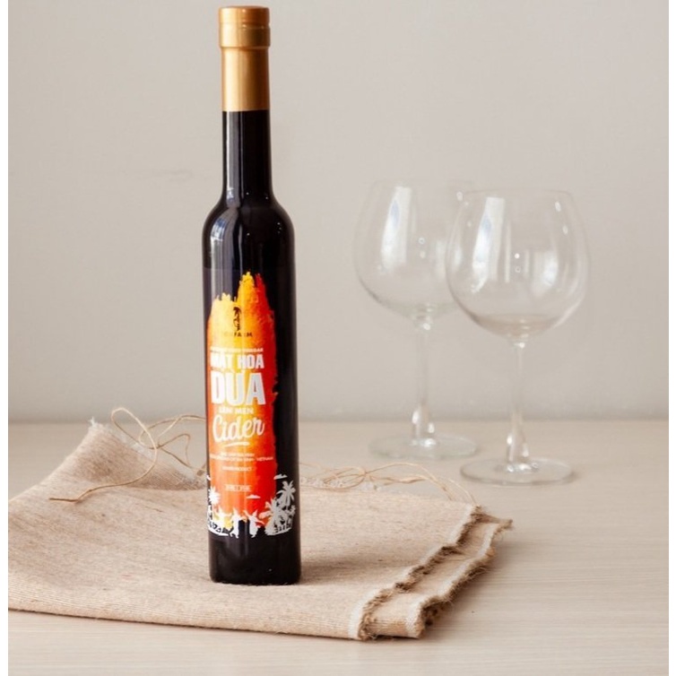 Cider Mật Hoa Dừa sokfarm Lên Men tự nhiên 375ml/ Chai