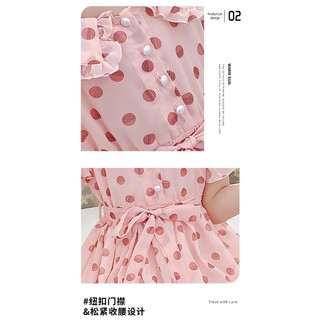 Váy voan cổ sen tay bồng (10-38kg)