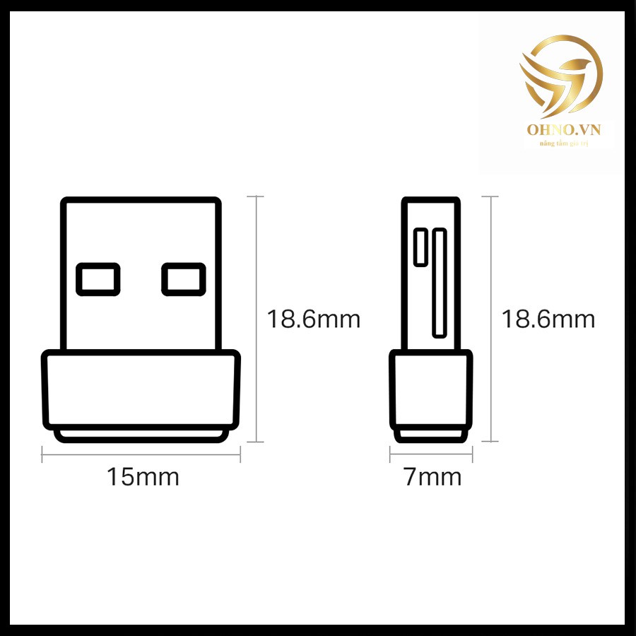 Bộ Chuyển Đổi USB Thu Sóng Wifi Usb Wifi TP Link TL-WN725N Cao Cấp - OHNO VIỆT NAM