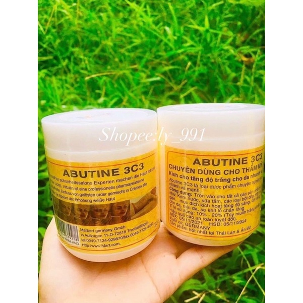 (Hàng Chuẩn ) Kem Kích Trắng Body Abutine 3C3 Thái Lan Hộp 200Gram