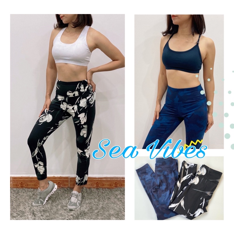 Quần Tập Gym Yoga Quần Legging Nữ Dài Cạp Cao Co Giãn 4  Chiều
