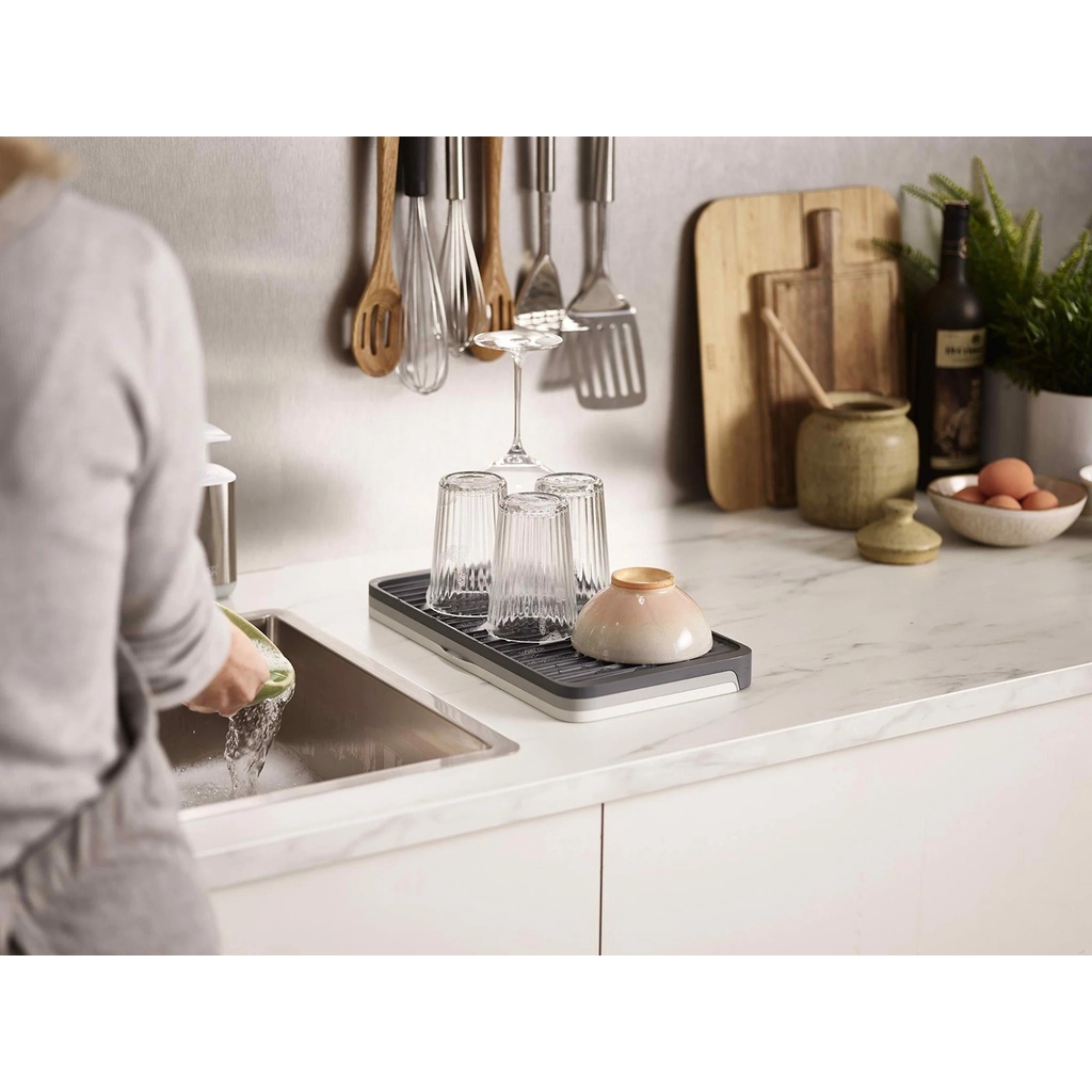 Set 3 khay úp cốc, bát đĩa có thể điều chỉnh thu gọn, mở rộng thông minh Joseph Joseph 85178 Tier™, hàng Đức