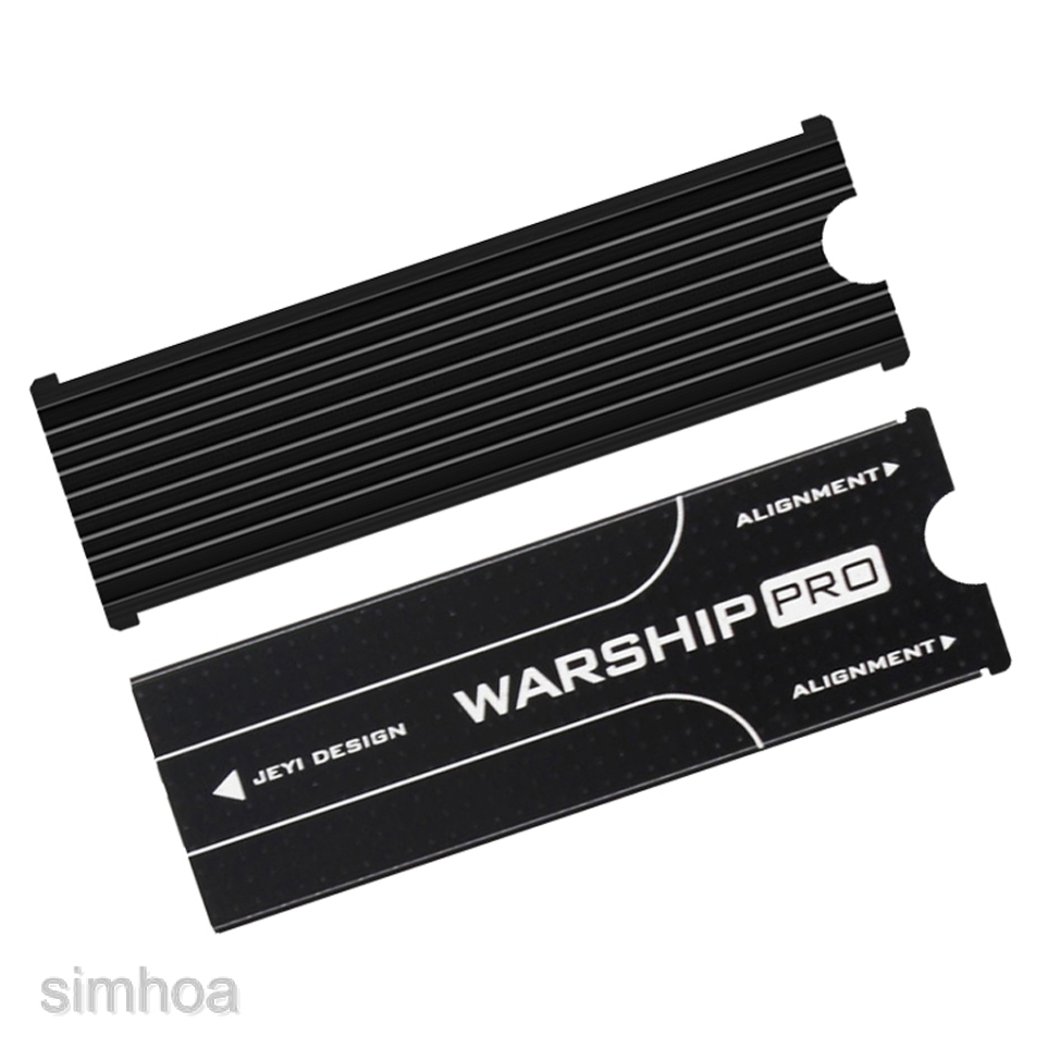 Bộ Tản Nhiệt Bằng Nhôm Màu Đen Chuyên Dụng Cho PCIe NVMe M.2 2280 SSD w