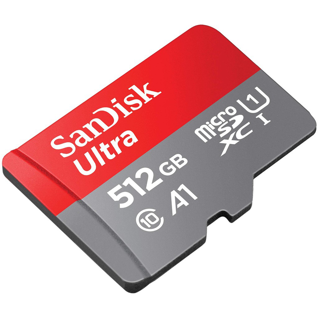 (giá khai trương) Thẻ nhớ 512GB MicroSDXC Sandisk Ultra A1 Class10 667x 100MB/s Tốc độ cao | BigBuy360 - bigbuy360.vn