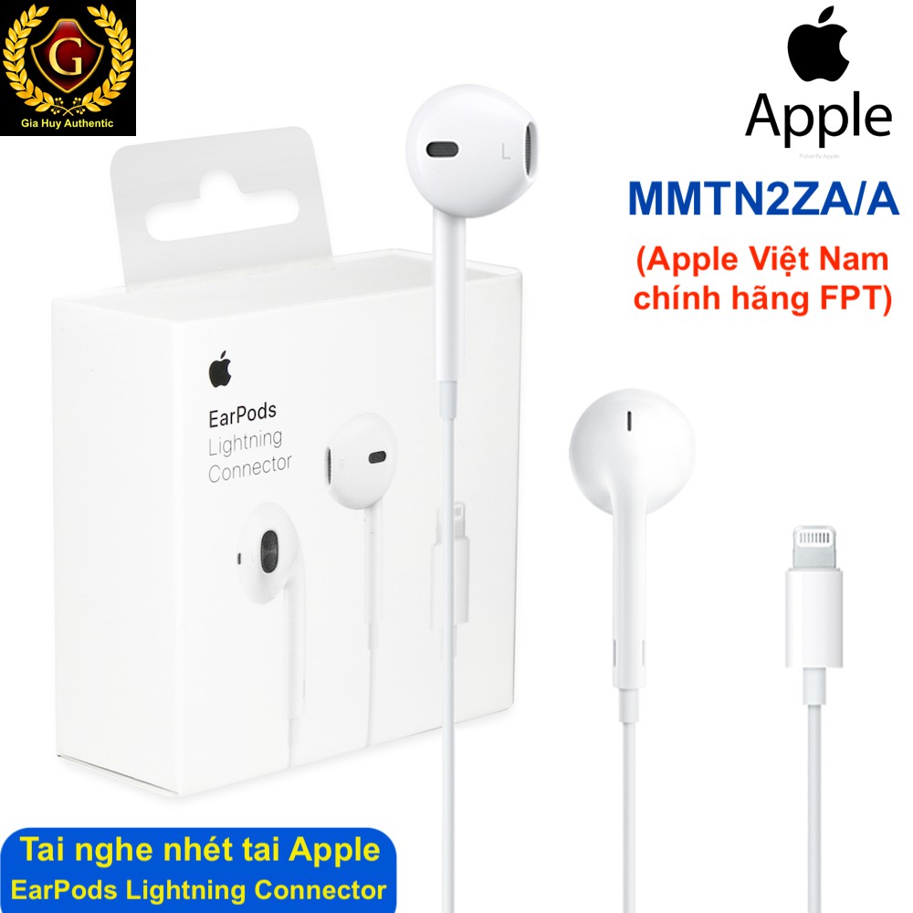 Tai nghe iPhone, iPad, iPod Earpods with Lightning Connector - Chính hãng Model MMTN2ZA/A