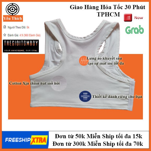 Áo Nịt Ngực Tomboy Có Viền - ( Lót Mềm ) Móc Gài  - Co giãn Thoải Mái Dành Cho Tomboy Sb Trans | BigBuy360 - bigbuy360.vn