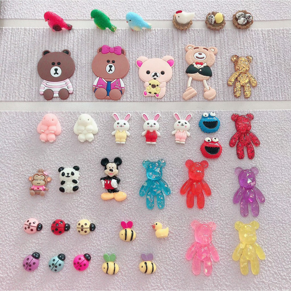 Các Mẫu Động Vật nhựa trang trí Diy