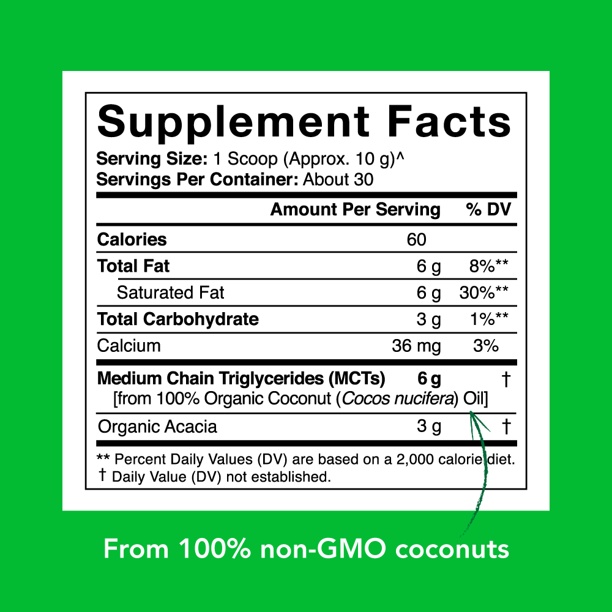 Dầu dừa MCT Oil chuyển hóa chất béo Medium Chain Triglycerides dạng lỏng và dạng bột [Hàng Mỹ]