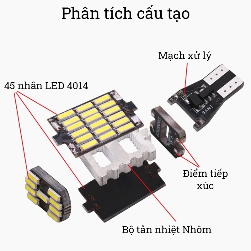 Đèn Led lùi cho Mazda 3 Facelift 2015-2019