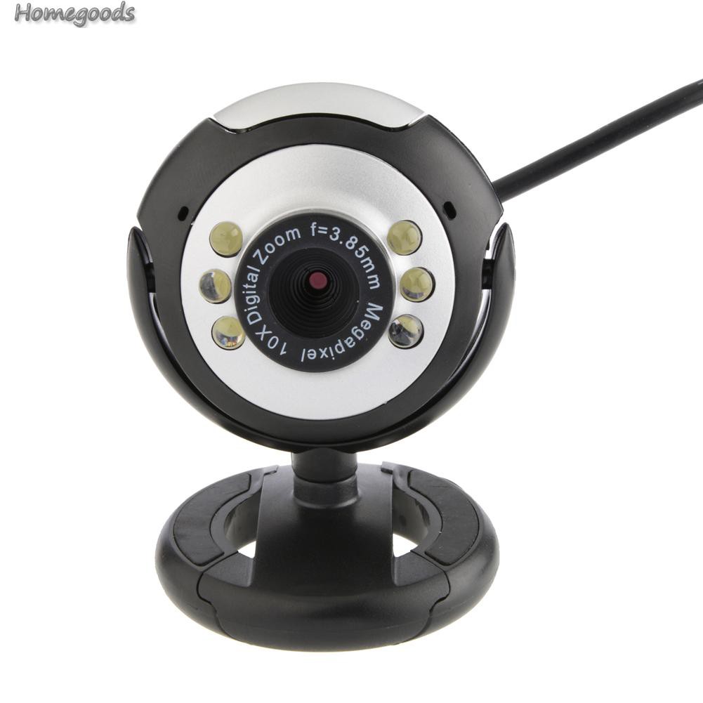 Camera Webcam 12.0 Mp 6 Led Usb Kèm Mic Cho Máy Tính | BigBuy360 - bigbuy360.vn